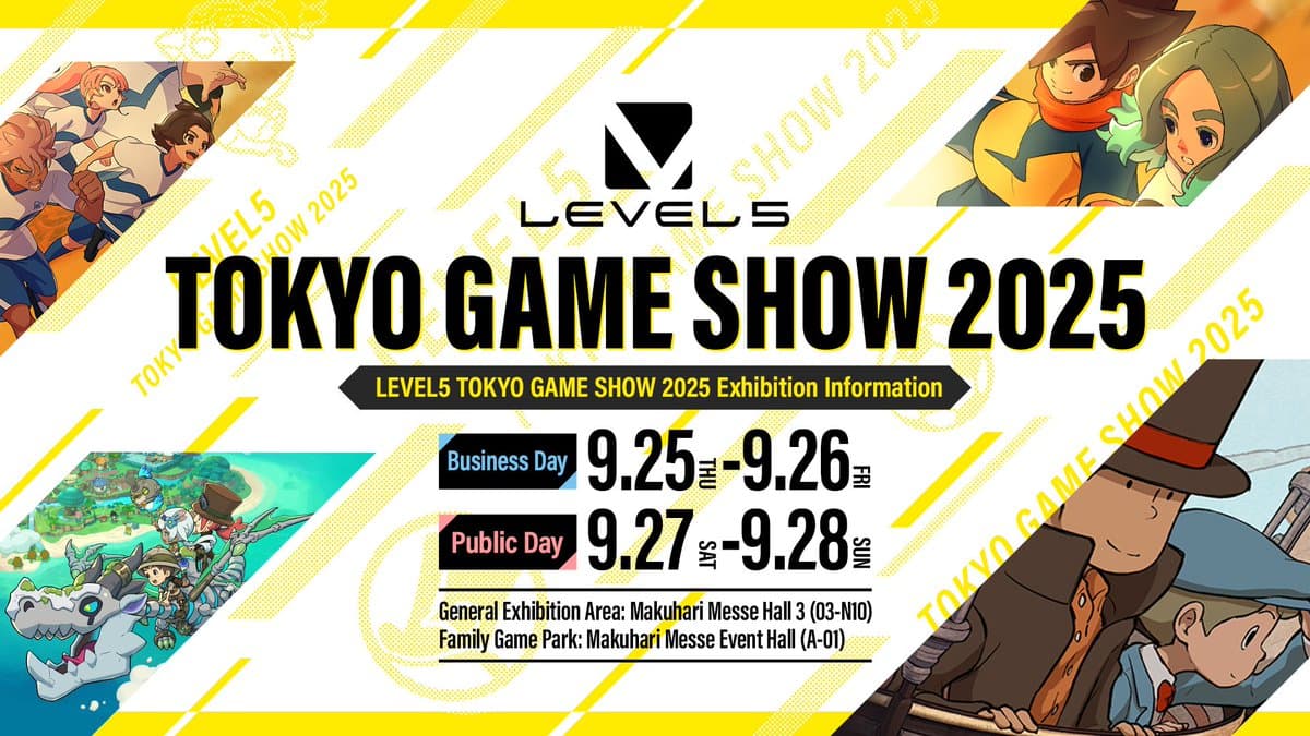 Lien du site de LEVEL5 : https://t.co/KsIos6brA1