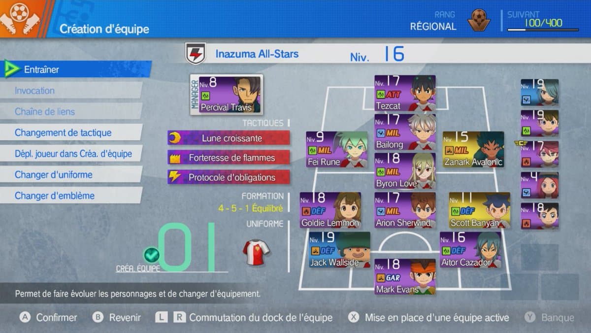 On avance sur Inazuma Eleven Victory Road !