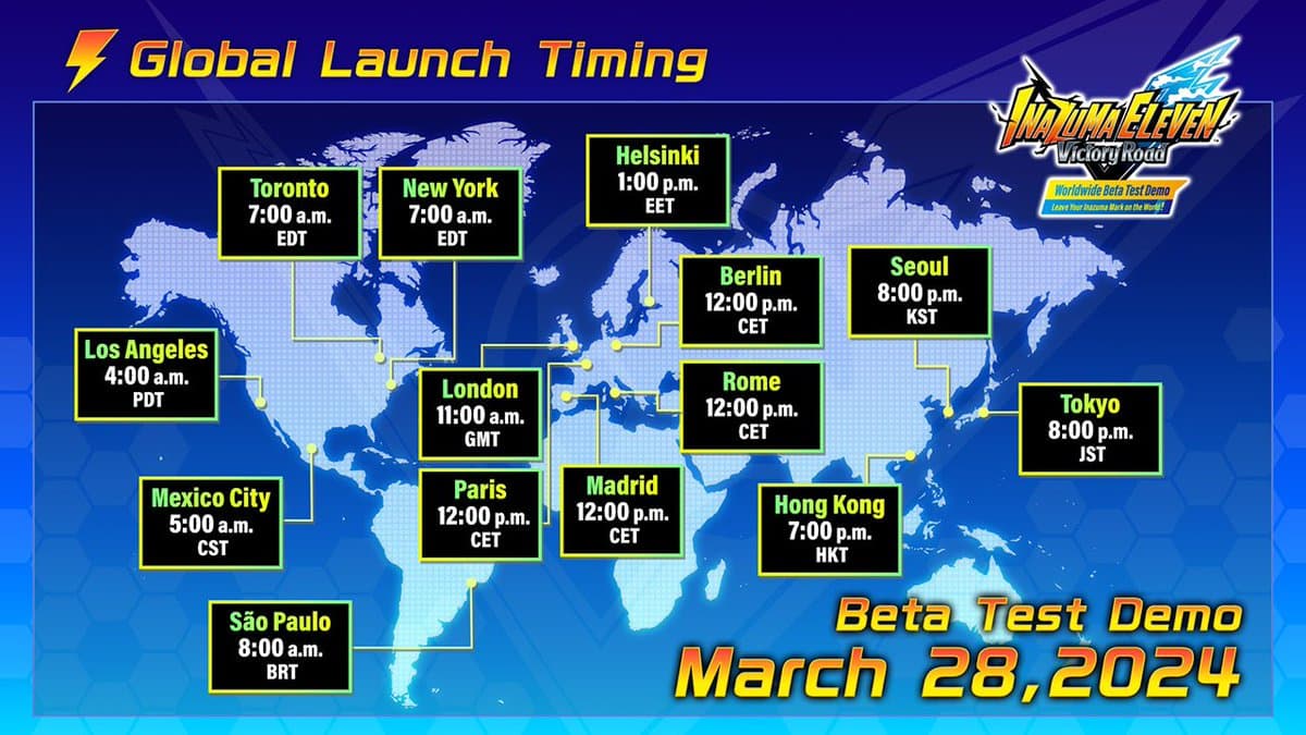 La beta d’Inazuma Eleven Victory Road sortira le 28 mars à 12h00 heure française ! https://t.co/hEZssqvt0G