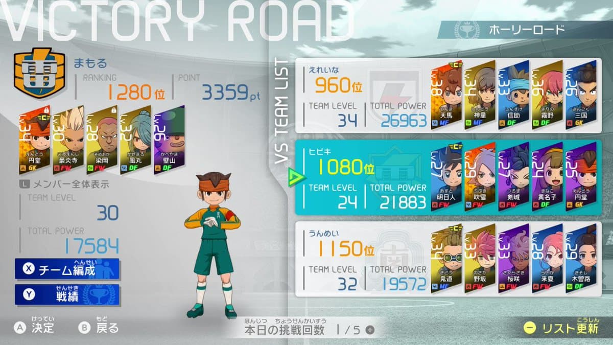 J-1, plus que 24 heures et on aura enfin le droit à un tout nouveau jeu Inazuma Eleven, presque 11 ans après le dernier jeu sorti sur console, c'est un nouveau souffle pour les fans d'Inazuma Eleven qui ont enfin le droit au bonheur.