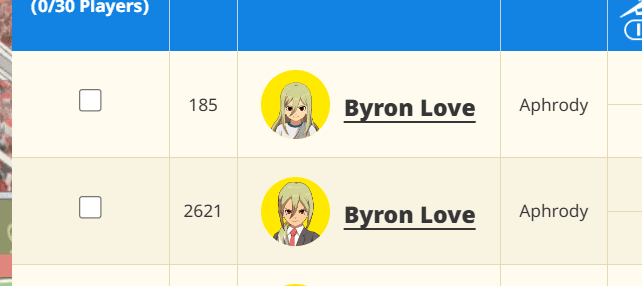 Le compte officiel anglais d’Inazuma Eleven vient de publier un communiqué concernant le changement de nom de Byron Love en Aphro Deetie.